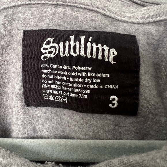 Torrid Gray Sublime Graphic Hoodie - Picture 2 of 2